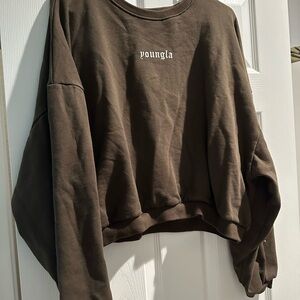 YoungLA Women's Brown Sweatshirt